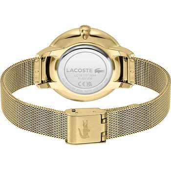 LACOSTE Cannes women's watch steel yellow gold bracelet steel yellow gold