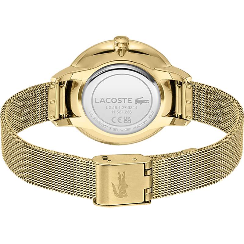 Montre LACOSTE Cannes femme acier doré jaune bracelet acier doré jaune - vue 3