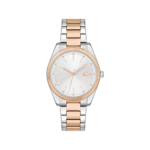 LACOSTE Capucine women's watch with two-tone rose gold steel bracelet