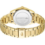 Montre LACOSTE Capucine femme bracelet acier doré jaune - vue 3