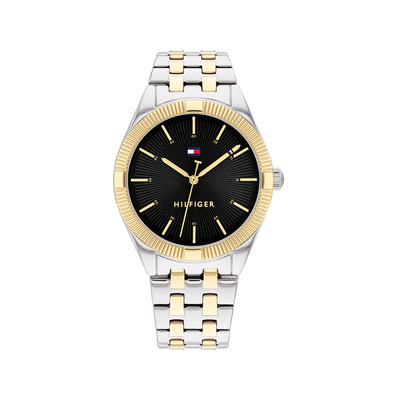 Montre TOMMY HILFIGER Rachel femme acier doré jaune bracelet acier bicolore doré jaune - vue 1