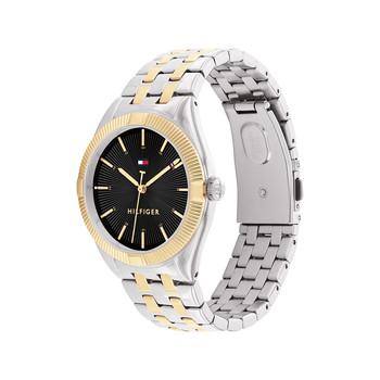 Montre TOMMY HILFIGER Rachel femme acier doré jaune bracelet acier bicolore doré jaune