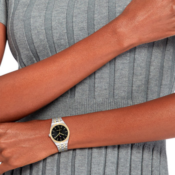 Montre TOMMY HILFIGER Rachel femme acier doré jaune bracelet acier bicolore doré jaune