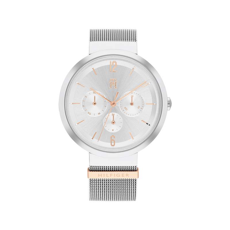 Montre TOMMY HILFIGER Lidia  femme bracelet acier gris - vue 1