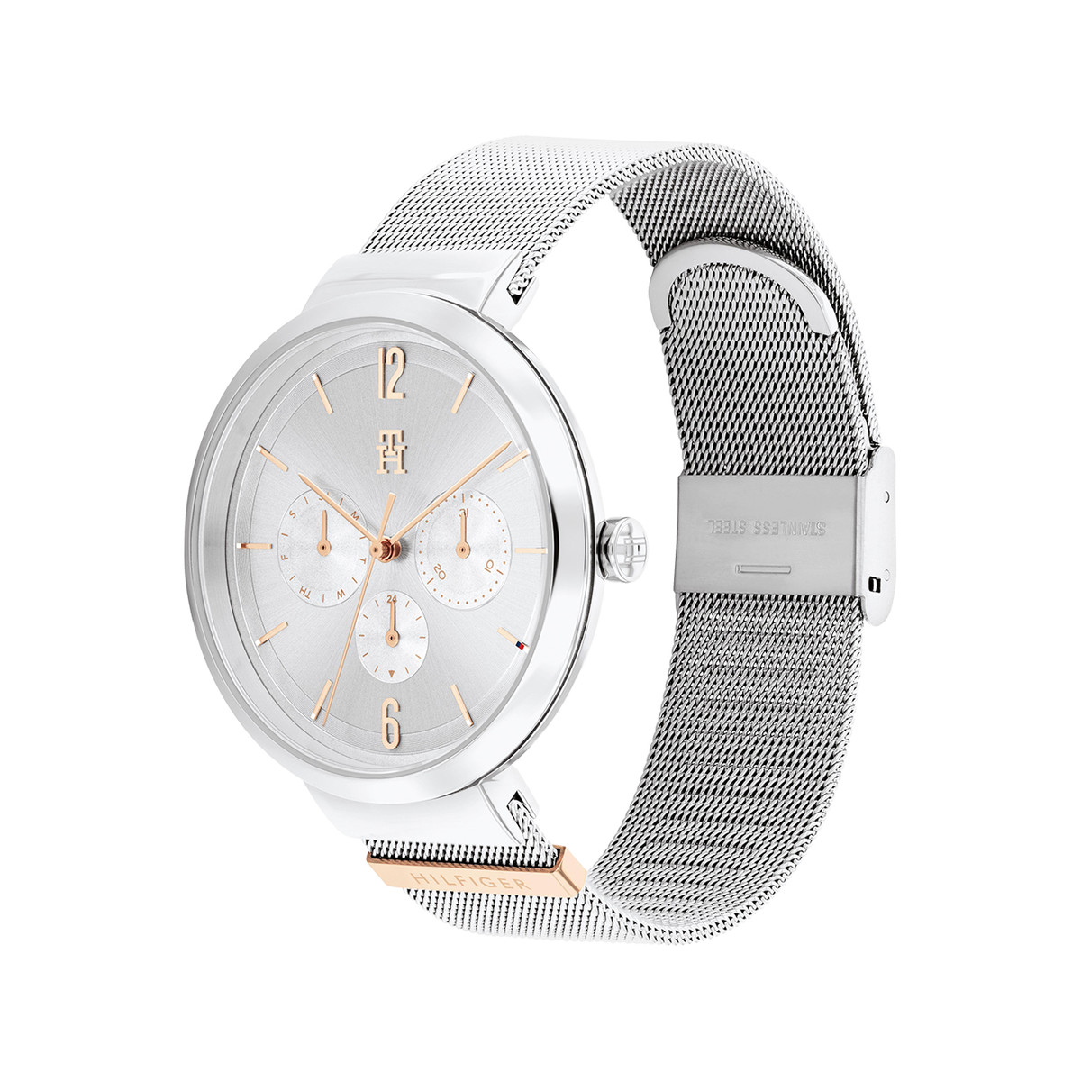 Montre TOMMY HILFIGER Lidia  femme bracelet acier gris - vue 2