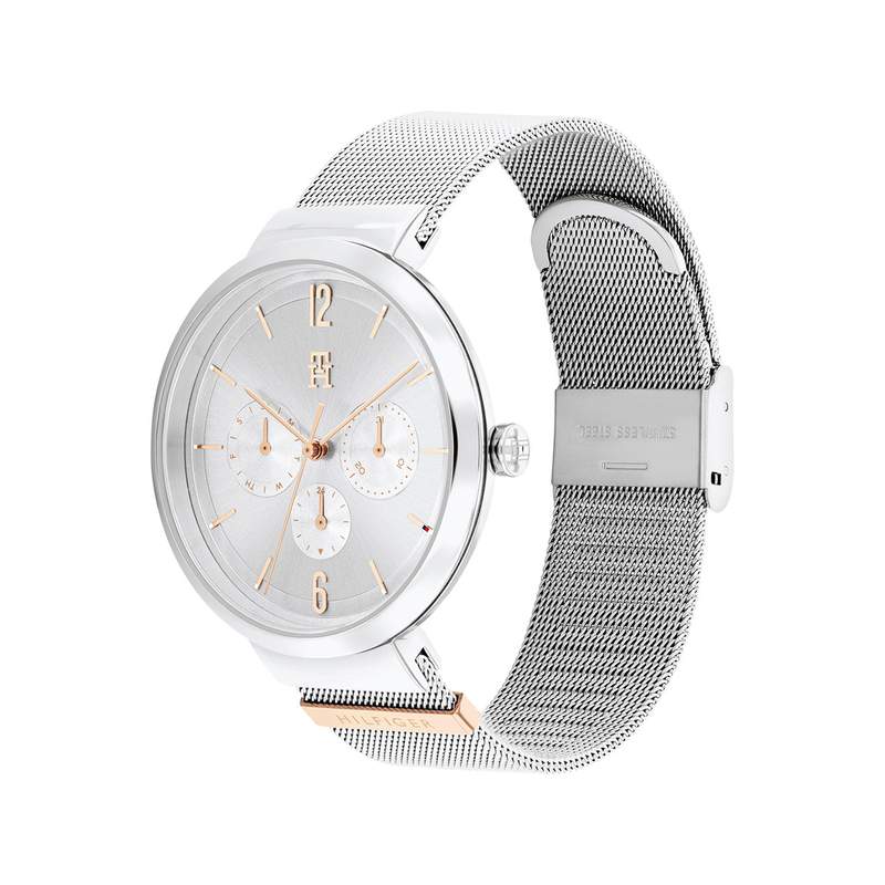 Montre TOMMY HILFIGER Lidia  femme bracelet acier gris - vue 2