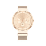 Montre TOMMY HILFIGER Lidia femme bracelet acier doré rose - vue 1