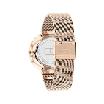 Montre TOMMY HILFIGER Lidia femme bracelet acier doré rose