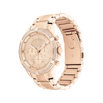 Montre TOMMY HILFIGER Kenzie femme bracelet acier doré rose - vue 2