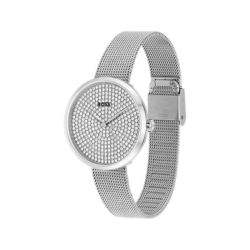 Montre BOSS Praise femme bracelet acier - vue 2