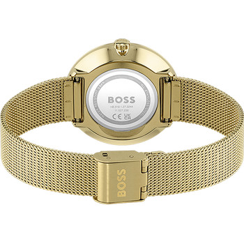 Montre BOSS Praise femme bracelet acier doré jaune