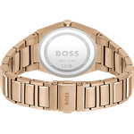 Montre BOSS Steer femme bracelet acier doré rose - vue 3