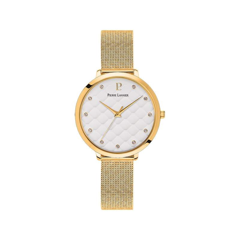 Montre PIERRE LANNIER Grace femme bracelet acier dorée - vue 1