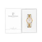 Montre PIERRE LANNIER Grace femme bracelet acier dorée - vue D1