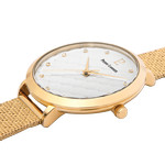 Montre PIERRE LANNIER Grace femme bracelet acier dorée - vue D2