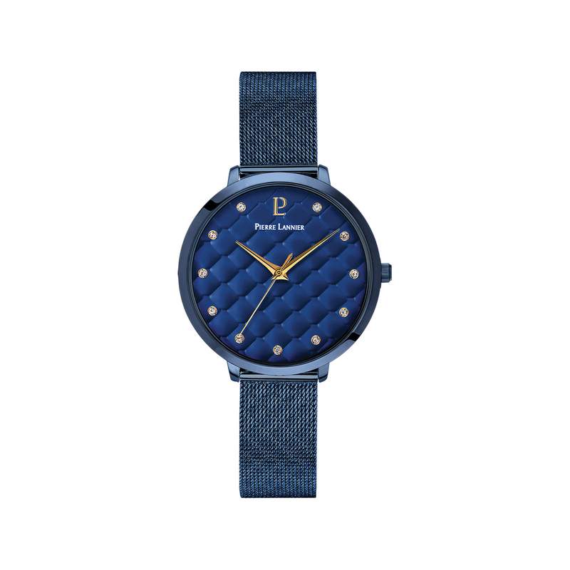Montre PIERRE LANNIER Grace femme bracelet acier bleu - vue 1