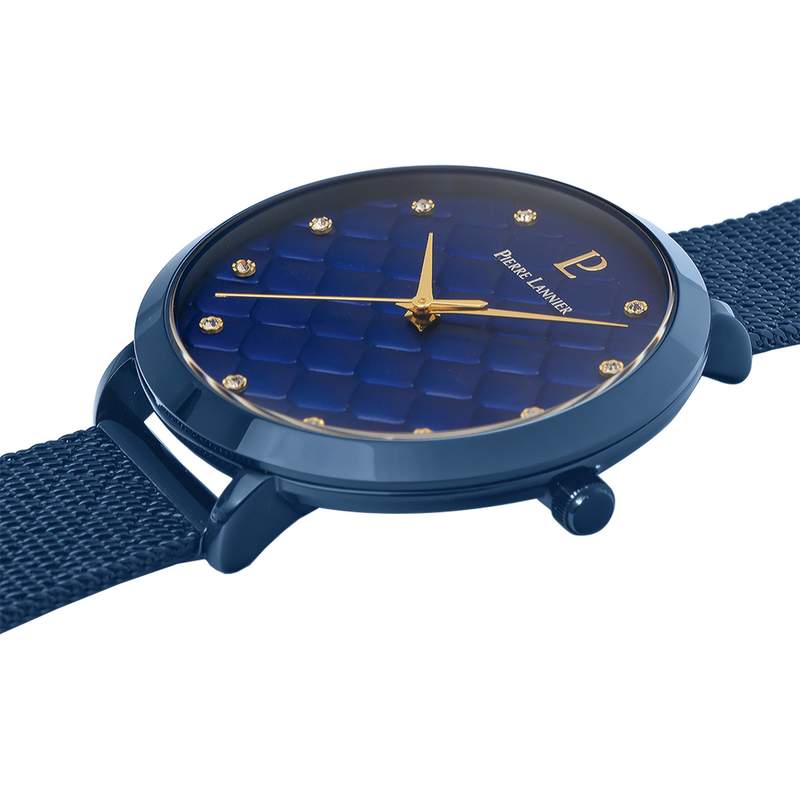 Montre PIERRE LANNIER Grace femme bracelet acier bleu - vue 2