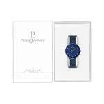 Montre PIERRE LANNIER Grace femme bracelet acier bleu - vue D1