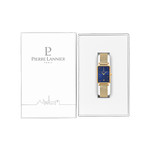 PIERRE LANNIER Ariane ladies' watch with gold-plated steel bracelet - view D1