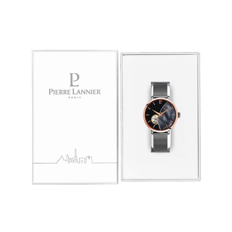 Montre PIERRE LANNIER Celeste femme automatique acier - vue D1