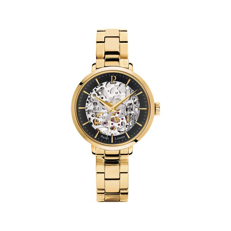 Montre PIERRE LANNIER Automatic femme automatique acier doré - vue 1