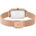 Montre PIERRE LANNIER Ariane femme acier doré rose bracelet cuir rose - vue 3