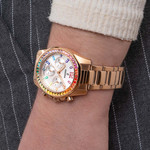 Montre FESTINA Boyfriend femme bracelet acier - vue porté 1