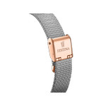 Montre FESTINA Automatique femme automatique acier doré rose bracelet acier maille milanaise - vue D1