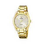 Montre FESTINA Boyfriend femme bracelet acier doré jaune - vue 1