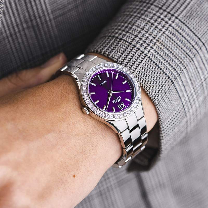 Montre LOTUS Bliss femme bracelet acier - vue porté 1
