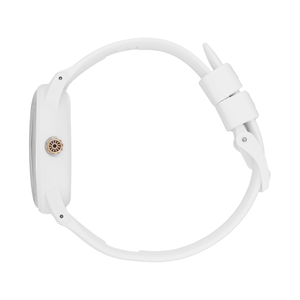 Montre ICE WATCH femme solaire plastique blanc bracelet caoutchouc blanc - vue 2