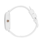 Montre ICE WATCH femme solaire plastique blanc bracelet caoutchouc blanc - vue 2