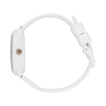 ICE WATCH dameshorloge met witte kunststof zonnebril en witte rubberen band