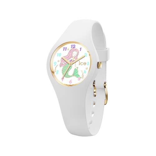 Montre ICE WATCH enfant plastique blanc bracelet caoutchouc blanc