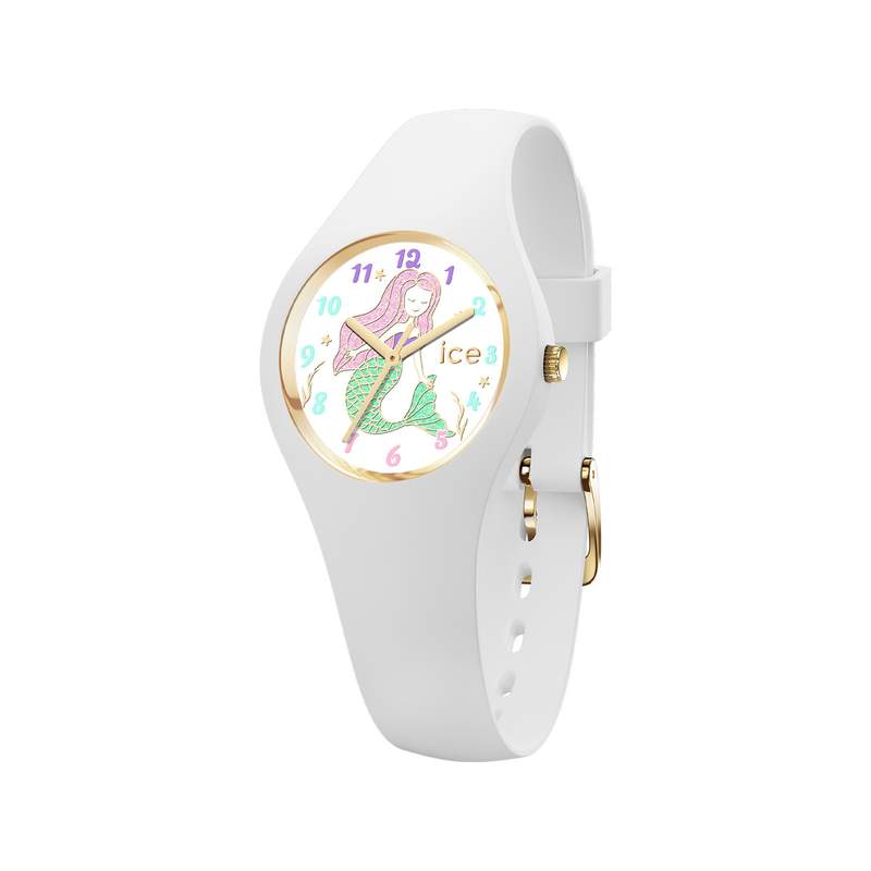 Montre ICE WATCH enfant plastique blanc bracelet caoutchouc blanc - vue 1