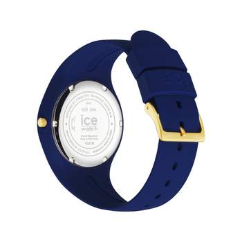 ICE WATCH dameshorloge van blauw kunststof met blauwe rubberen band