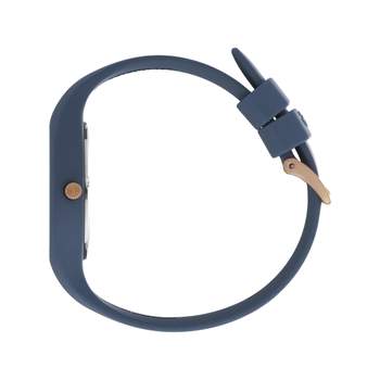 ICE WATCH dameshorloge van blauw kunststof met blauwe rubberen band