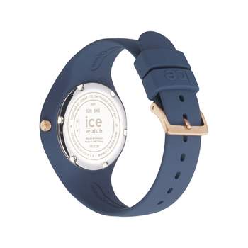 ICE WATCH dameshorloge van blauw kunststof met blauwe rubberen band