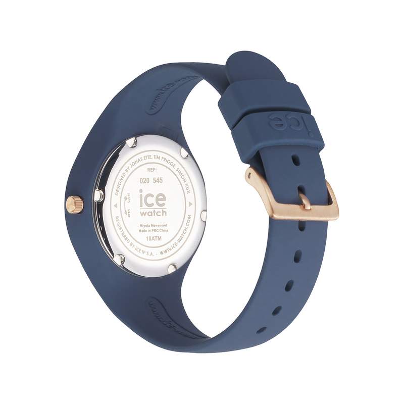 Montre ICE WATCH femme plastique bleu bracelet caoutchouc bleu - vue 3