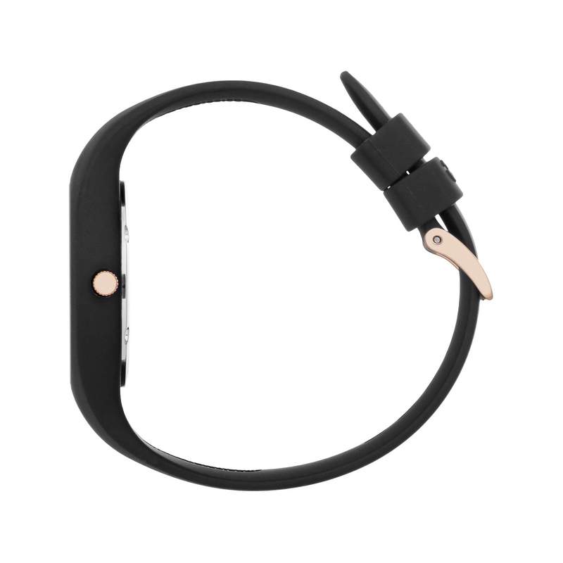Montre ICE WATCH femme plastique noir bracelet caoutchouc noir - vue 2
