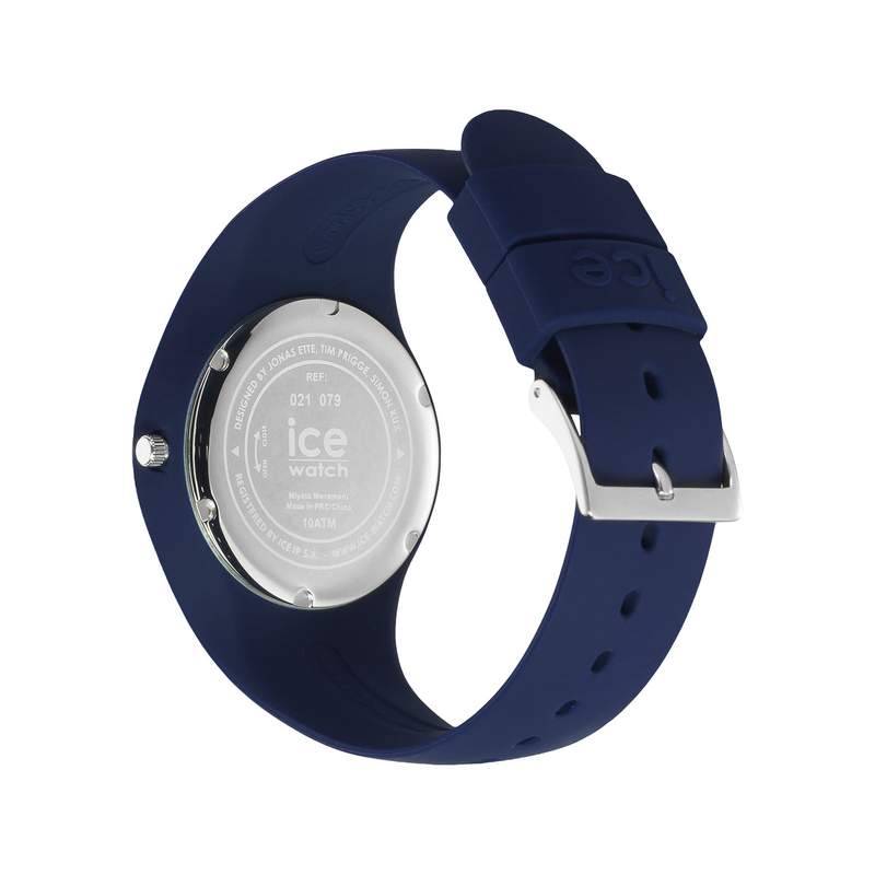 Montre ICE WATCH femme bracelet caoutchouc bleu - vue 3