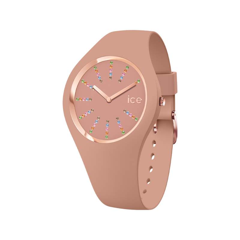 Montre ICE WATCH femme plastique rose bracelet caoutchouc rose - vue 1