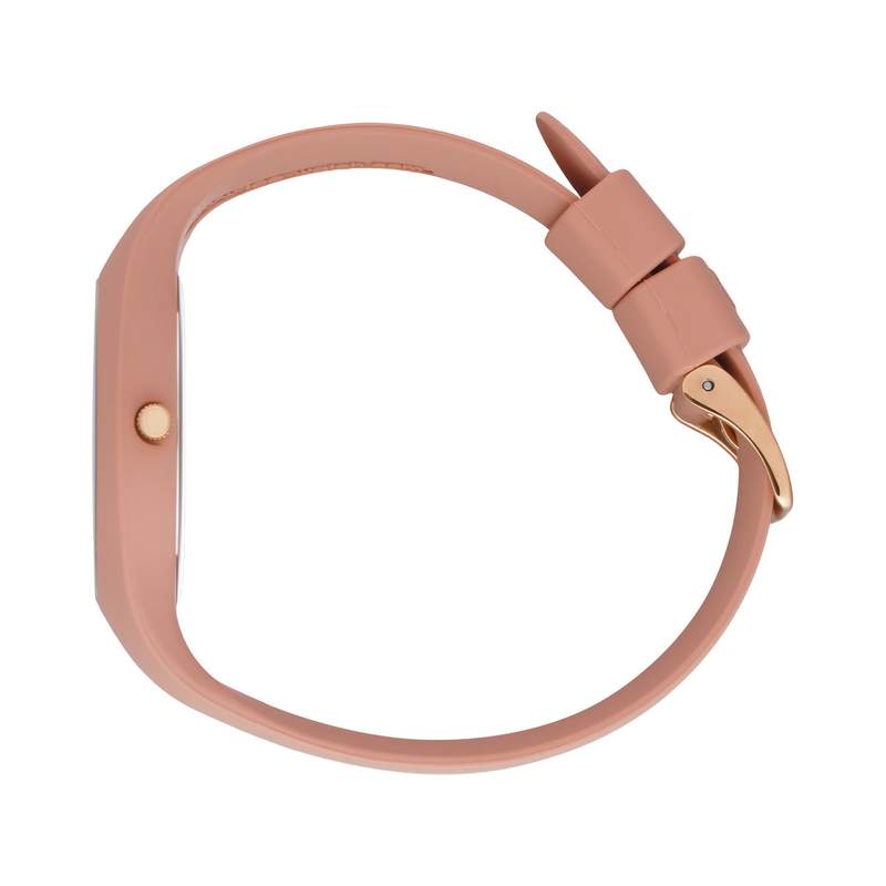 Montre ICE WATCH femme plastique rose bracelet caoutchouc rose - vue 2