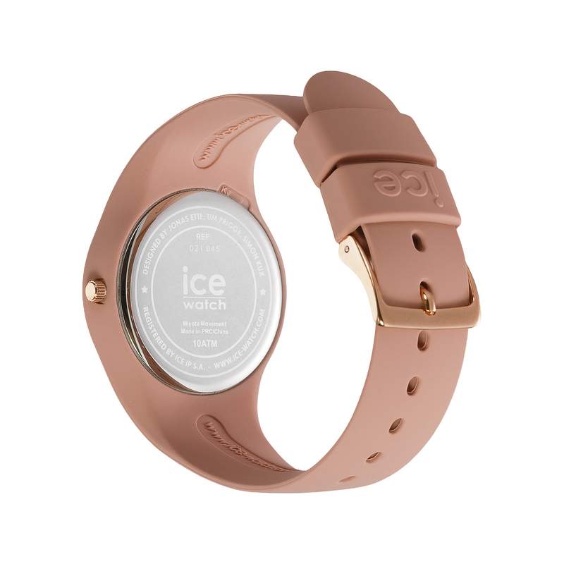 Montre ICE WATCH femme plastique rose bracelet caoutchouc rose - vue 3