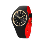 Montre ICE WATCH femme plastique noir bracelet caoutchouc noir - vue 1