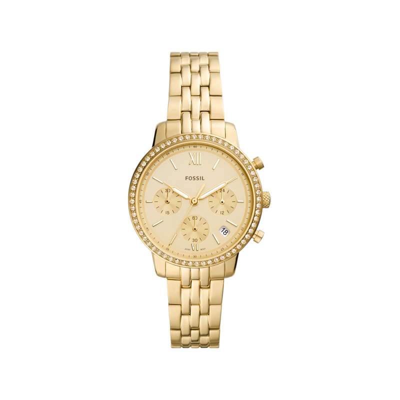 Montre FOSSIL Neutra femme chronographe acier doré - vue 1