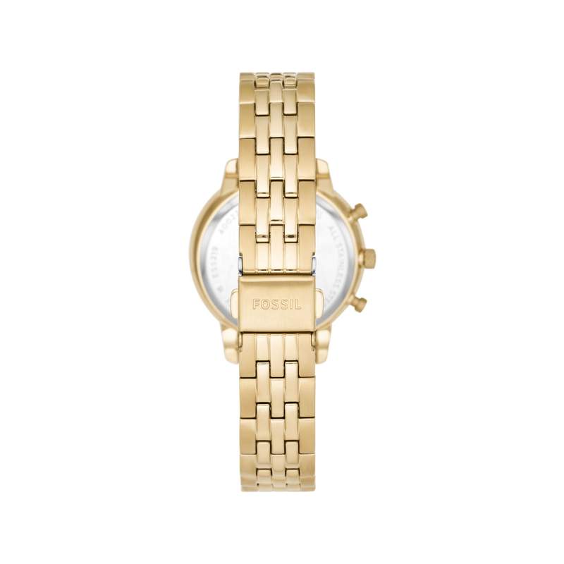 Montre FOSSIL Neutra femme chronographe acier doré - vue 3
