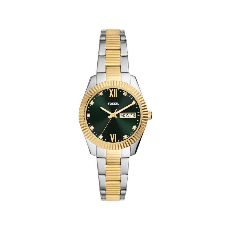 Montre FOSSIL Scarlette femme bracelet acier bicolore - vue 1