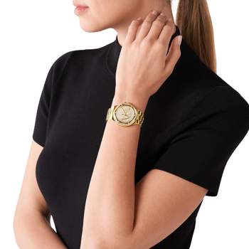 MICHAEL KORS Lennox dameshorloge met vergulde stalen band
