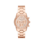 Montre MICHAEL KORS Ritz femme chronographe acier doré rose - vue 1